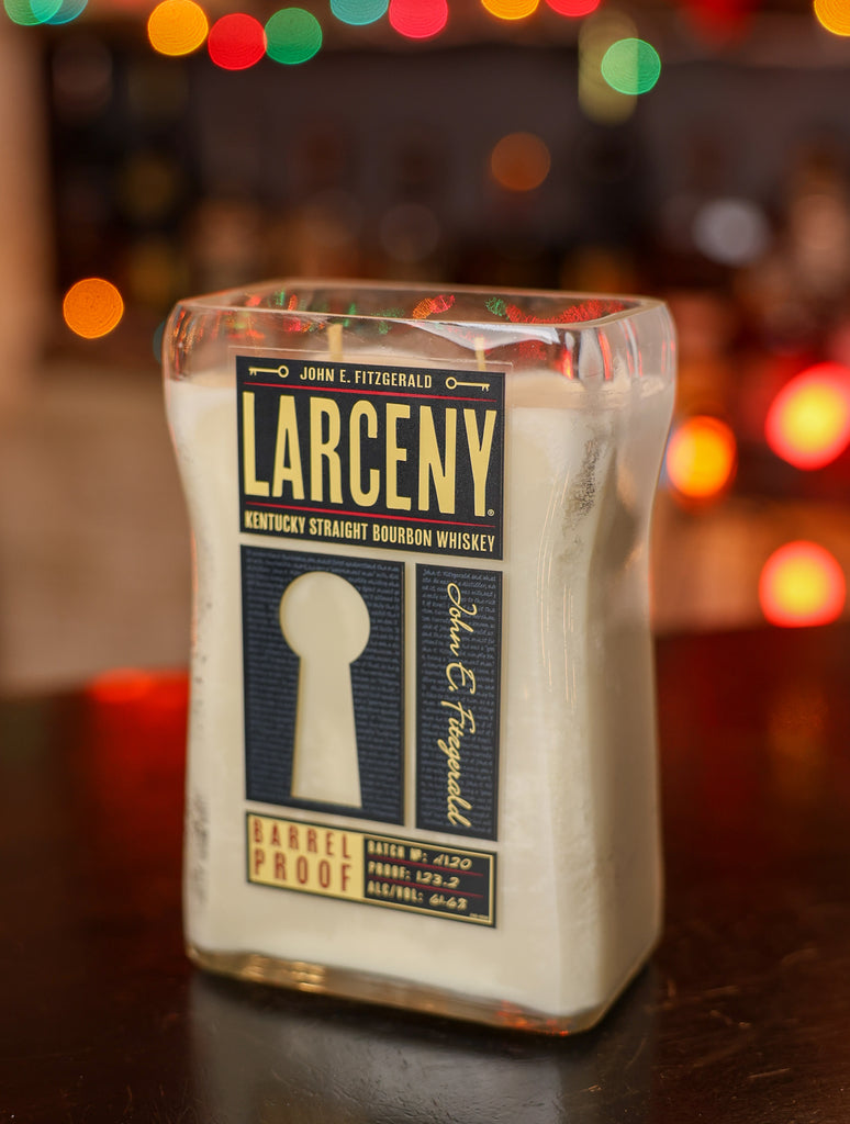 Larceny Barrel Proof Bottle Candle