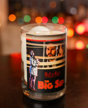 NULU "The Big Sip" It's Bourbon Night Barrel Pick Bottle Candle