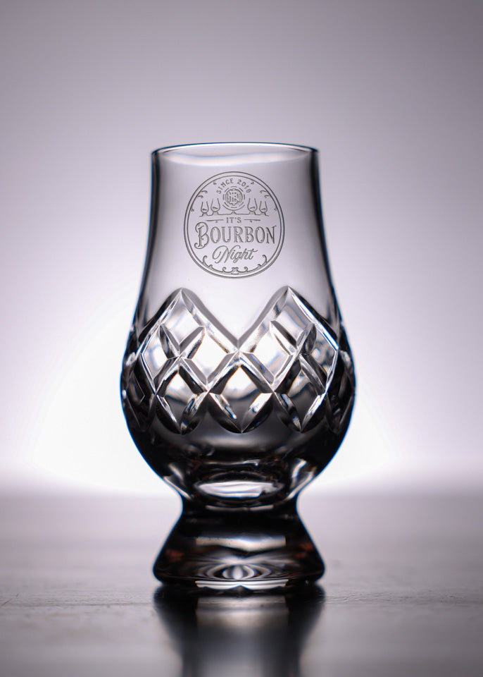 Glencairn Whisky Glass, Set of 2 in Leather Travel Case