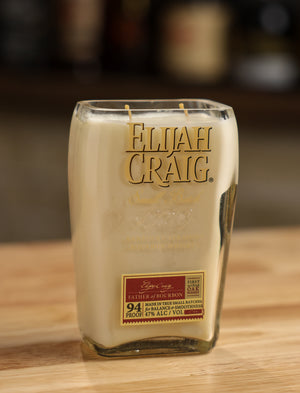 Elijah Craig Small Batch 375ml Bottle Candle