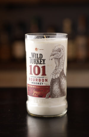 Wild Turkey 101 Bottle Candle